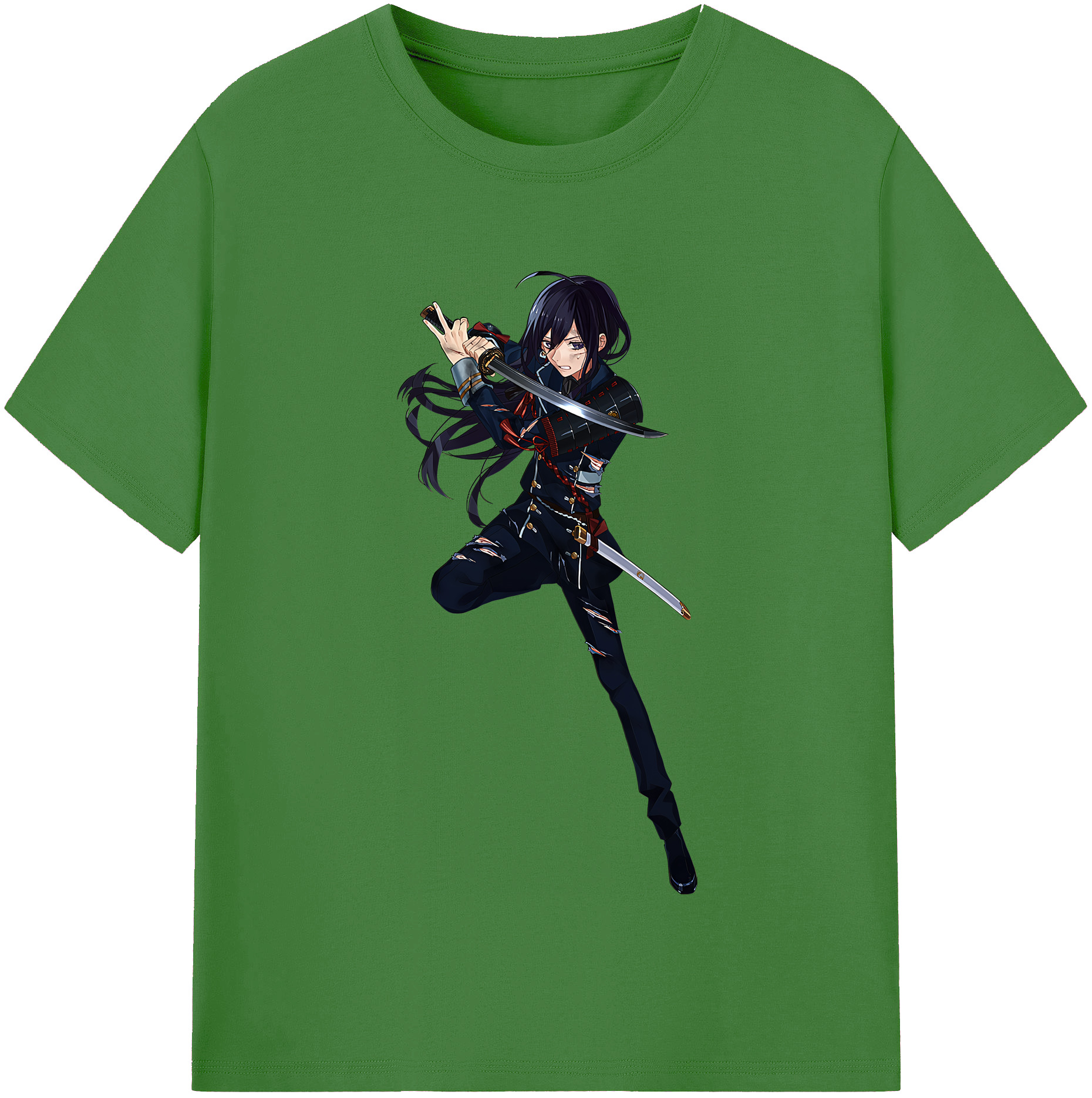 （画像用） 刀剣乱舞 Touken Ranbu レディースカジュアルプリントTシャツ（綿100％）